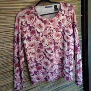 Liz Claiborne Garden Party Floral Sweater Set